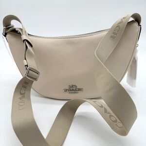 NWT Coach Crossbody CT644 PACE SHOULDER BAG Chalk (Ivory) Leather New With Tags